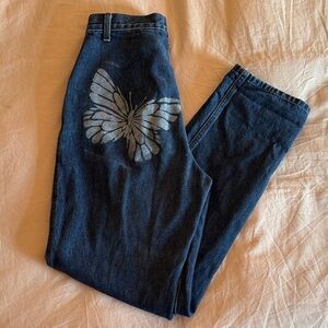 Rare Vintage butterfly Rockies Jeans
